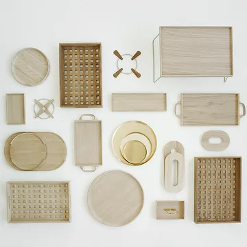 Fionia bricka 32x48 cm - Ek - Fritz Hansen