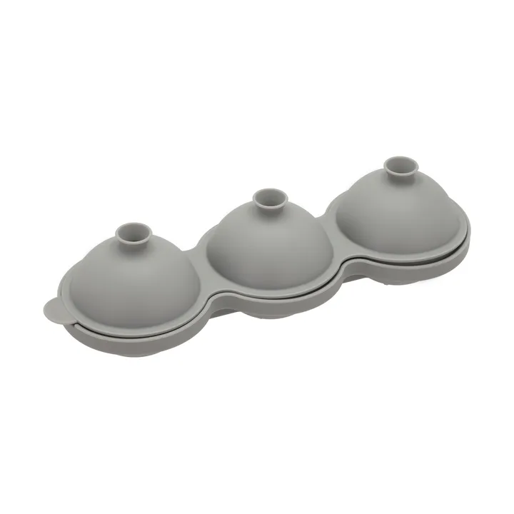 Funktion form för iskulor - Grå, silikon, 24x8 cm - Funktion