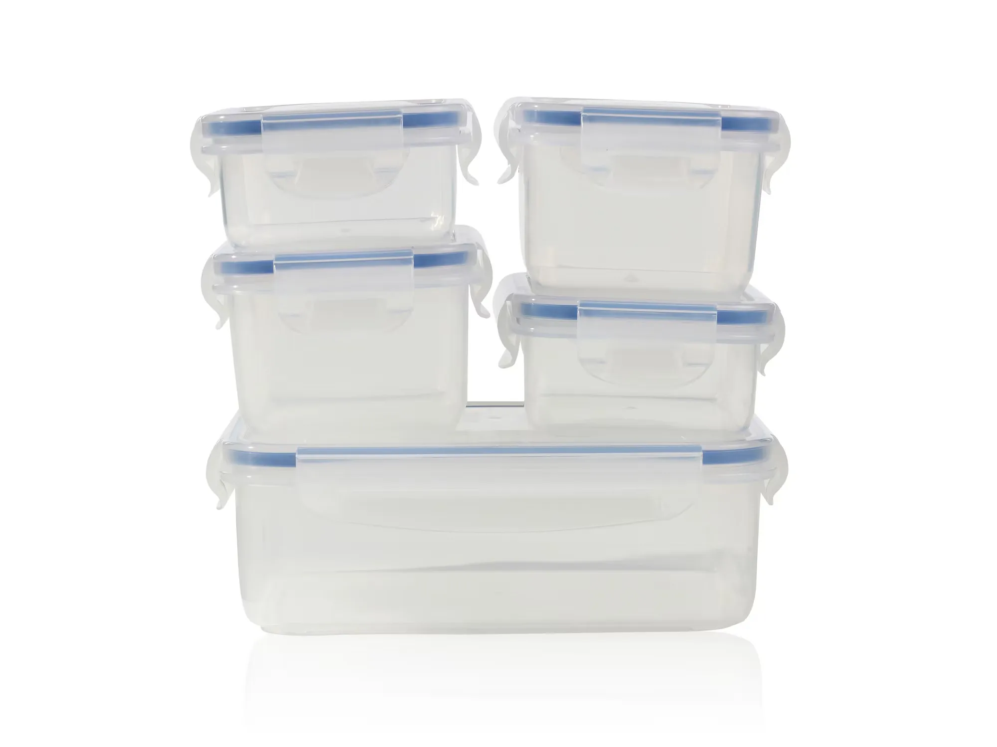 Funktion förvaringsburk 5-pack, Plast