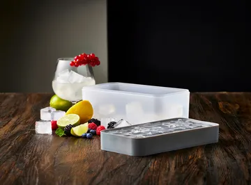 Funktion isbitslåda med lock - Silikon, 23,3x12,2 cm - Funktion