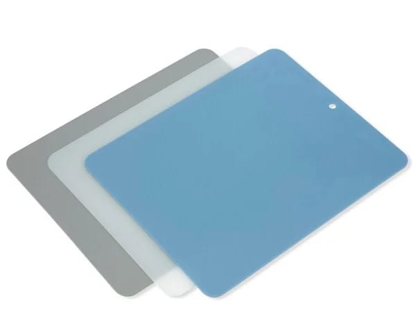 Funktion skärbräda plast 37x29 cm 3-pack, Grå-blå-transparent Funktion