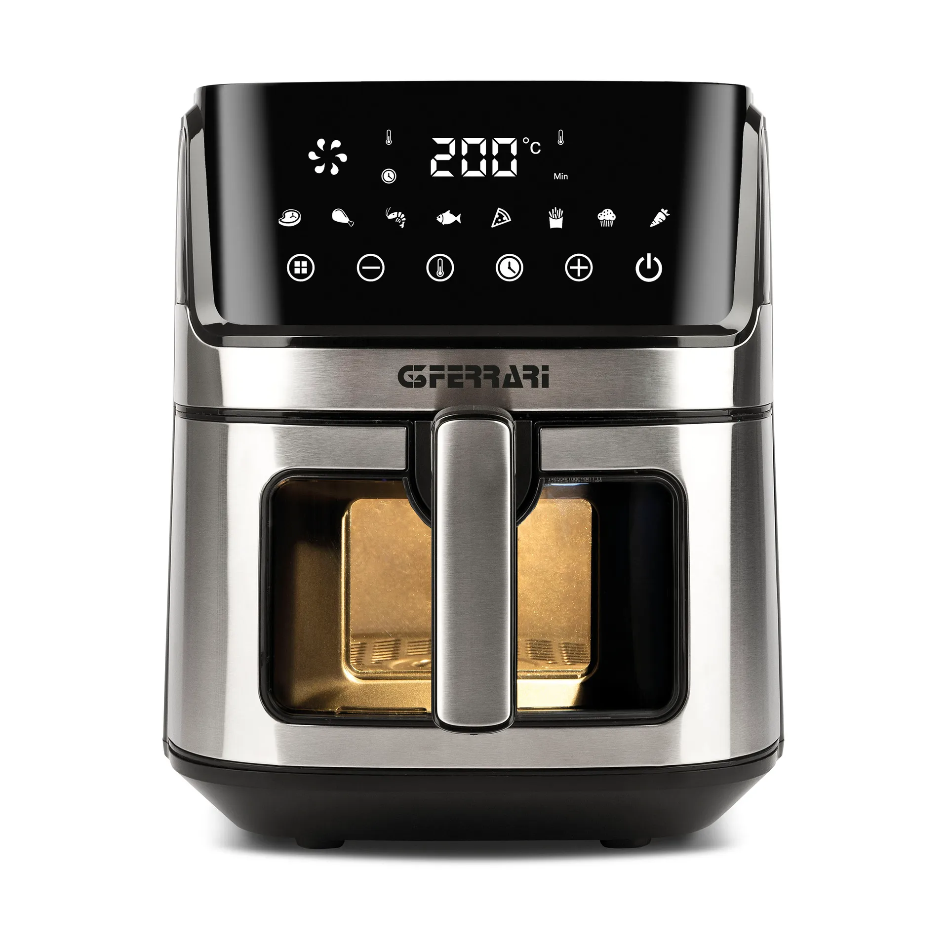 Friggisano visual air fryer 6,5 l, Silver-svart G3 Ferrari