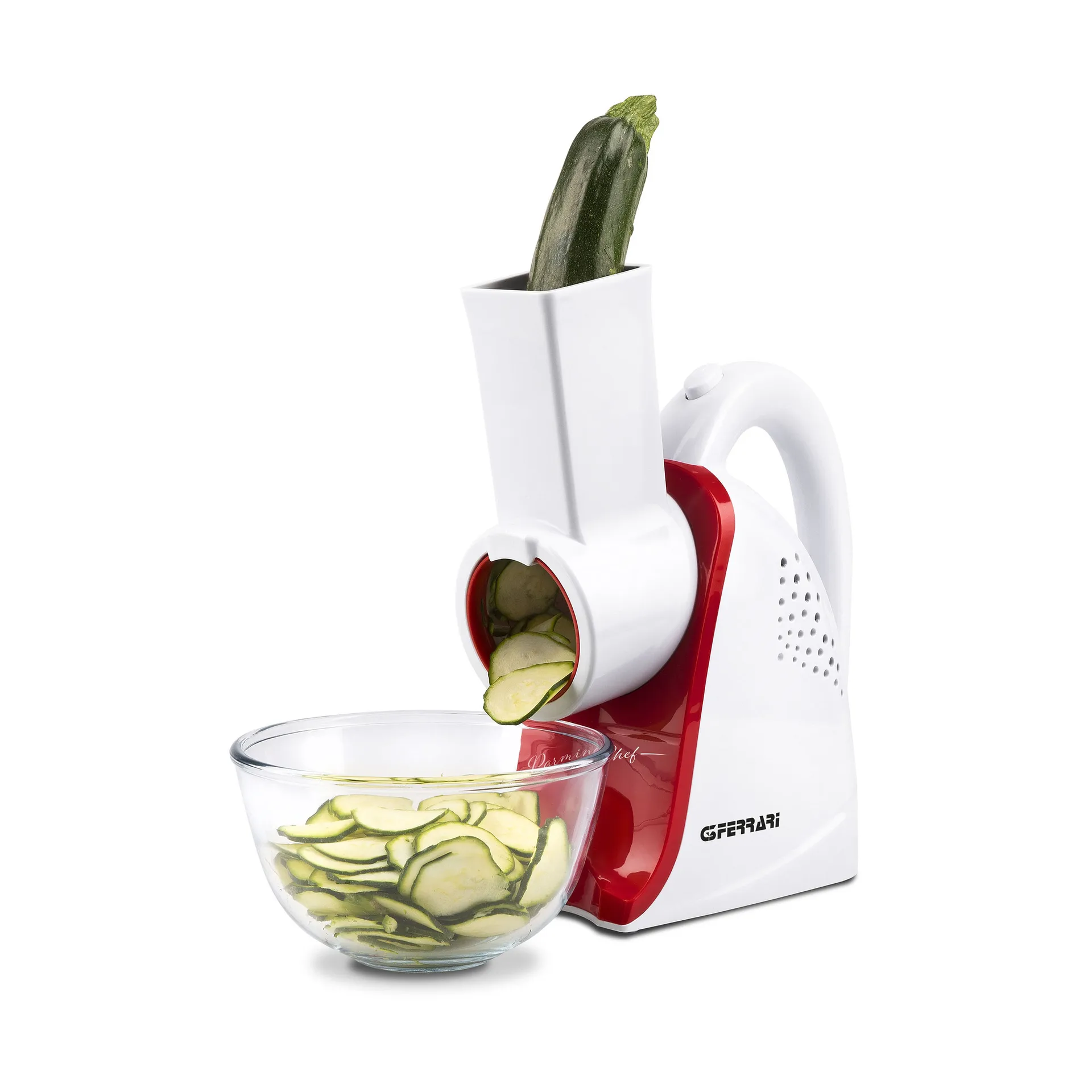 Parmino chef ostrivare 31,7 cm, Vit-röd G3 Ferrari