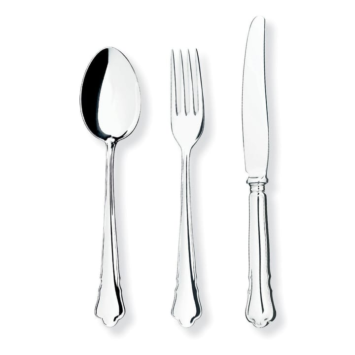 Chippendale matgaffel silver, 20,1 cm Gense