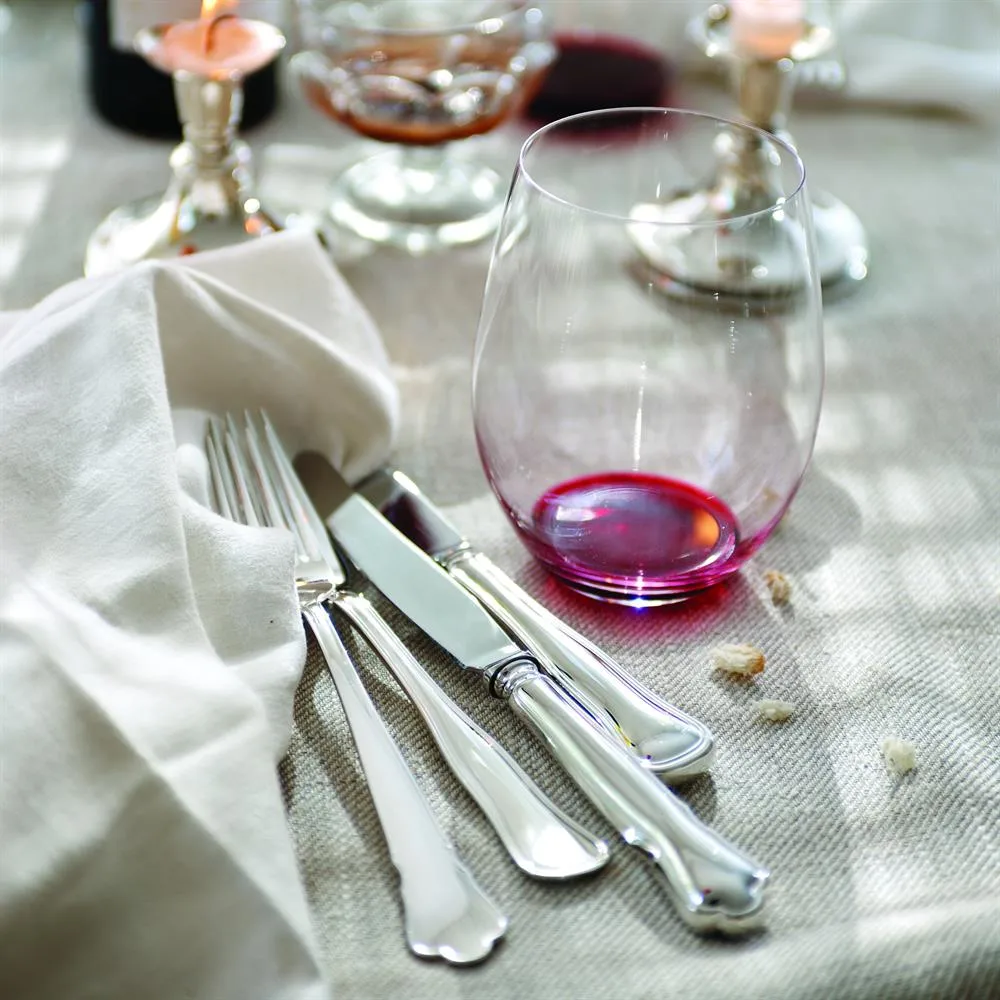 Chippendale matgaffel silver, 20,1 cm Gense