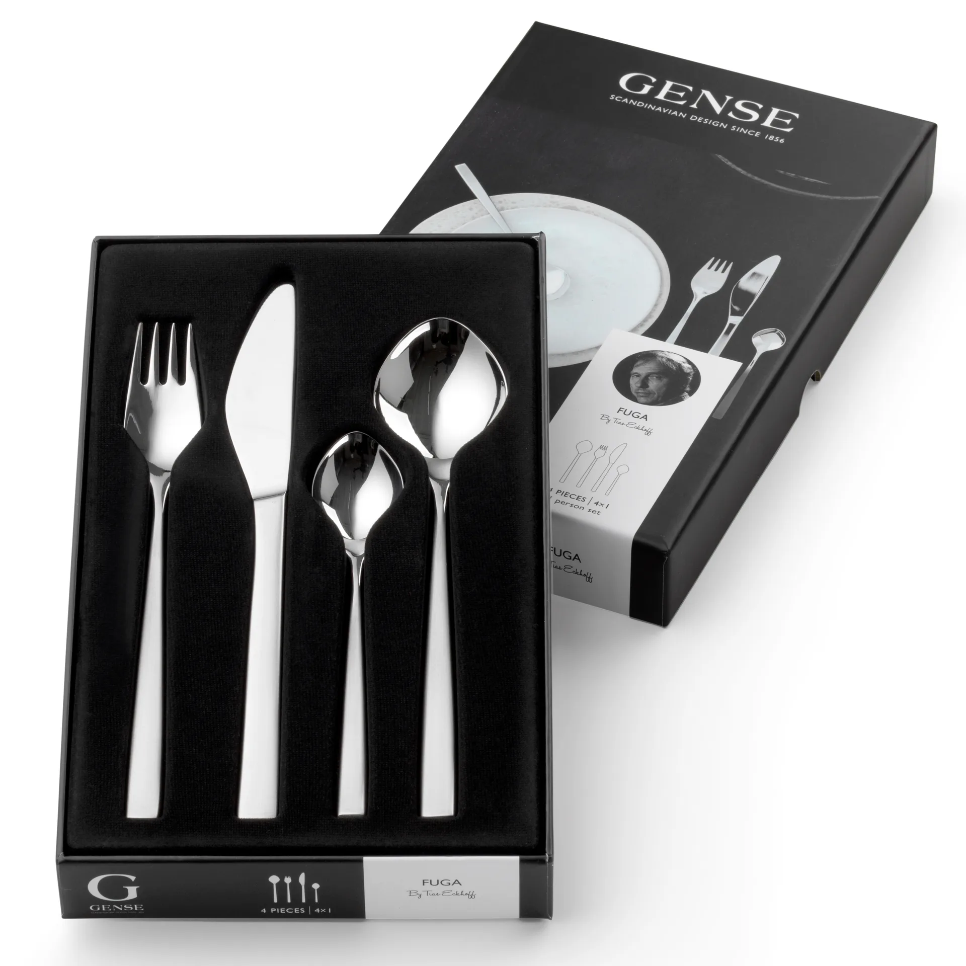 Fuga bestickset, 4 delar Gense