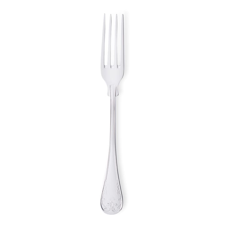 Gammal Fransk bordsgaffel nysilver, 18,6 cm Gense