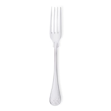 Gammal Fransk bordsgaffel silver - 18,6 cm - Gense