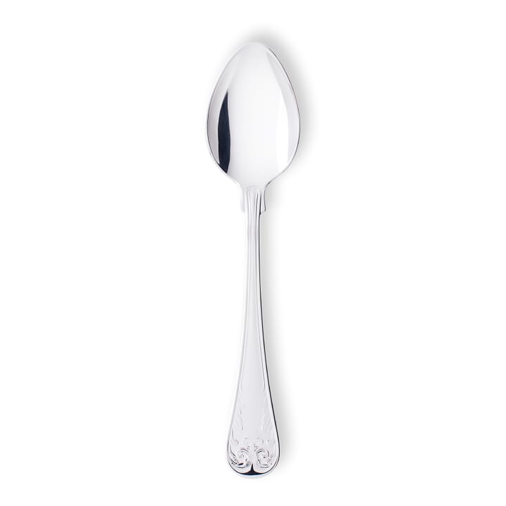 Gammal Fransk kaffesked nysilver, 12,4 cm Gense