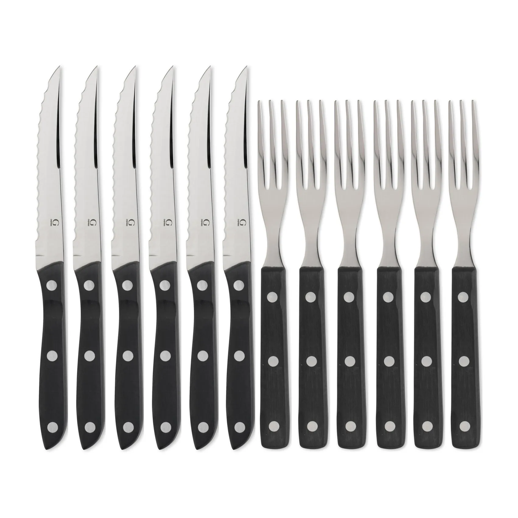 Old Farmer black grillbestick 12 delar, 12 delar Gense