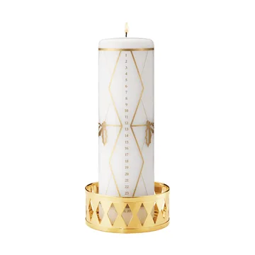 2026 års ljusstake blockljus - Guld - Georg Jensen