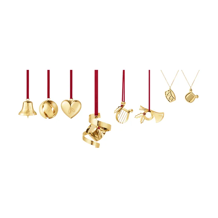 2026 års prydnadsset - Guld, 8 delar - Georg Jensen
