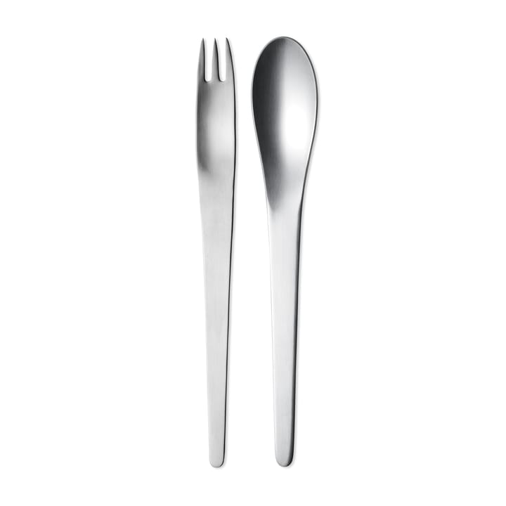 Arne Jacobsen serveringsbestick, 2 delar Georg Jensen