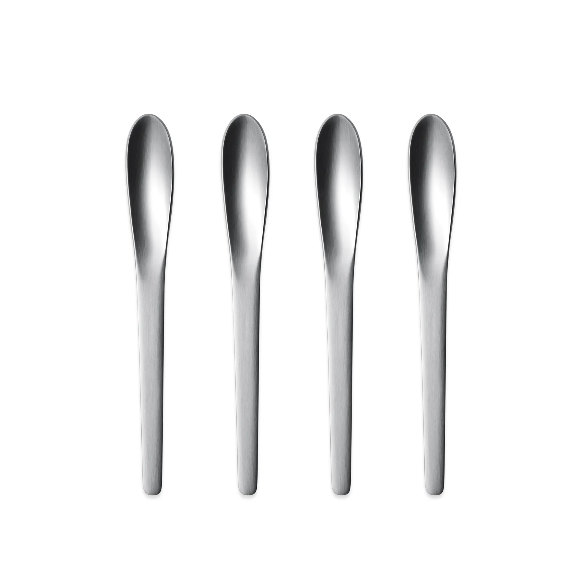 Arne Jacobsen te- och kaffesked, 4-pack Georg Jensen