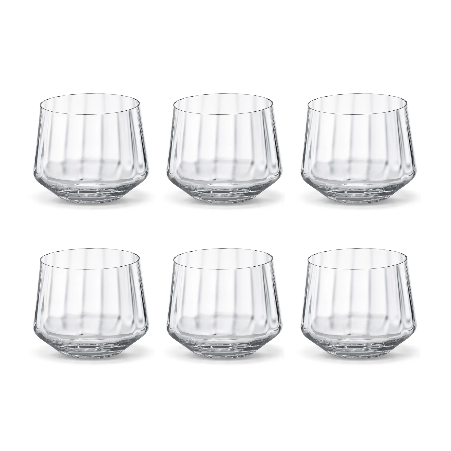 Bernadotte dricksglas lågt 25 cl 6-pack, Kristallin Georg Jensen
