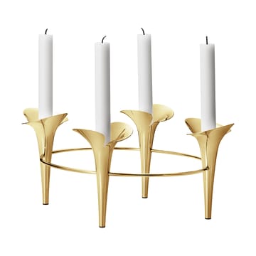 Bloom ljusstake Ø28 cm - Guld - Georg Jensen