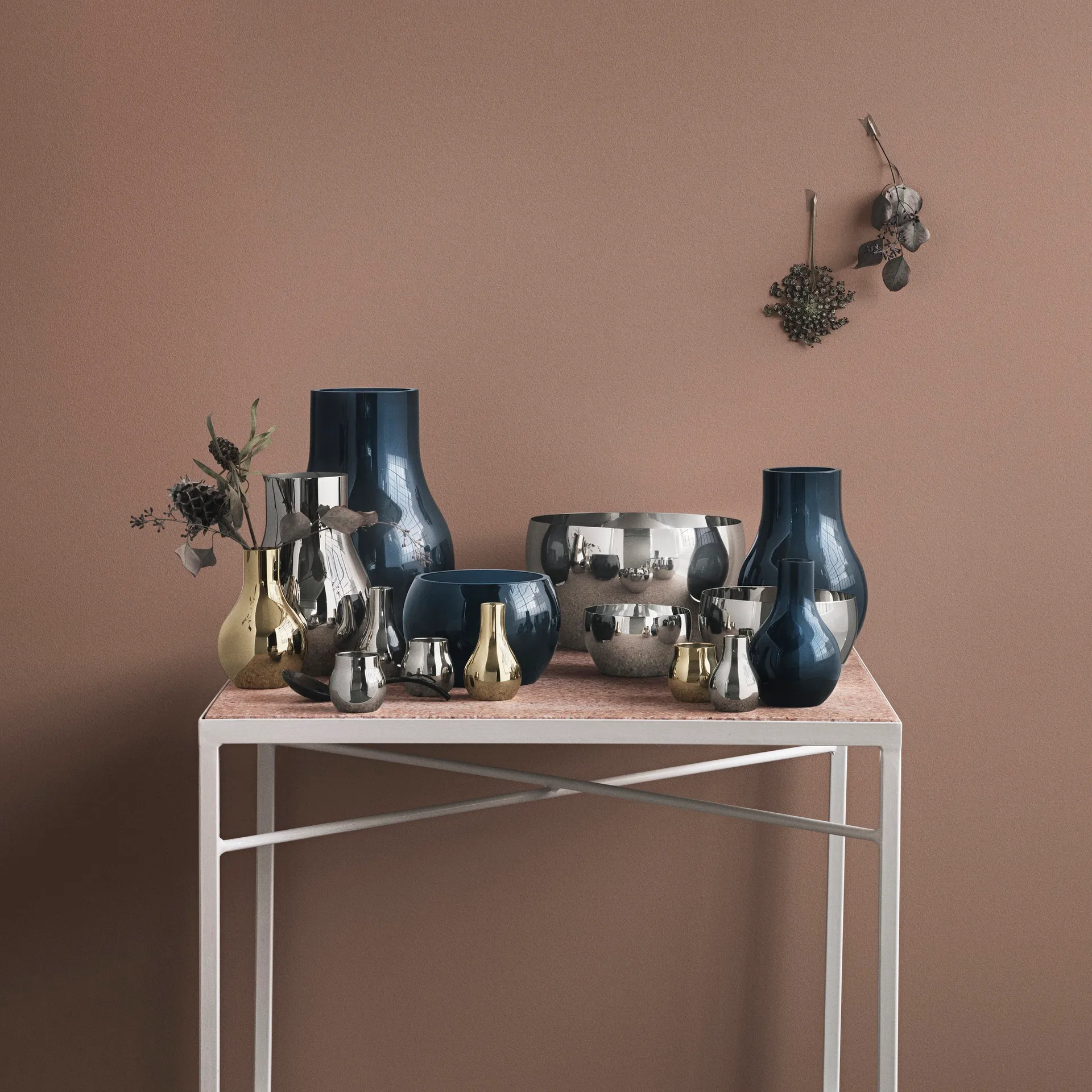 Cafu glasvas blå, liten, 21,6 cm Georg Jensen