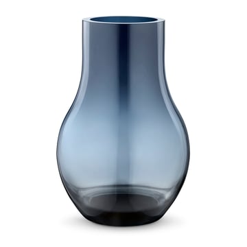 Läs mer om Georg Jensen Cafu glasvas blå medium, 30 cm