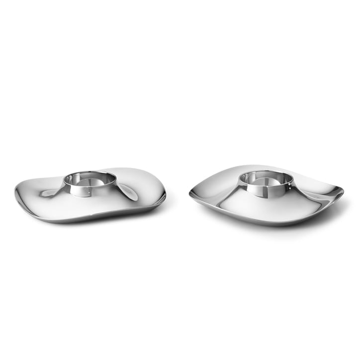 Cobra äggkopp 2-pack - Rostfritt stål - Georg Jensen