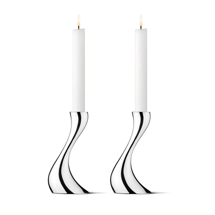 Cobra ljusstake 2-pack, liten, 16 cm Georg Jensen