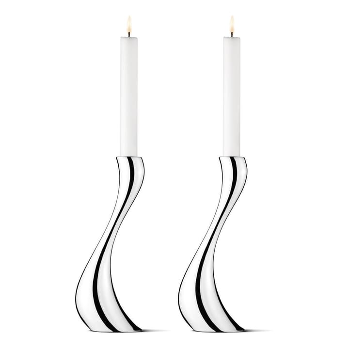 Cobra ljusstake 2-pack, stor, 24 cm Georg Jensen