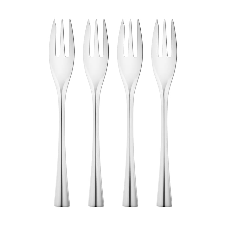 Cobra tårtgaffel 4-pack - Rostfritt stål - Georg Jensen