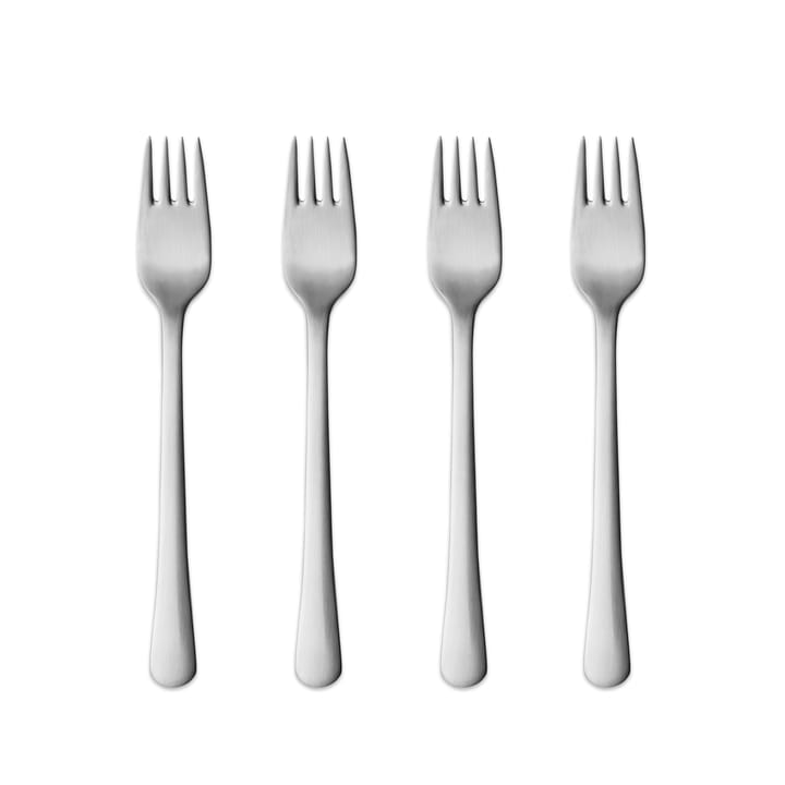 Copenhagen matt tårtgaffel, 4-pack Georg Jensen