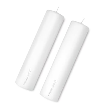 Läs mer om Georg Jensen Georg Jensen ljus Ø 6 cm 2-pack