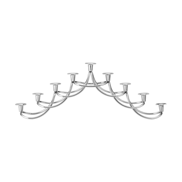 Harmony menorah ljusstake - Rostfritt stål - Georg Jensen