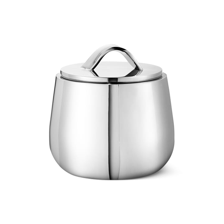 Helix sockerskål med lock, Rostfritt stål Georg Jensen