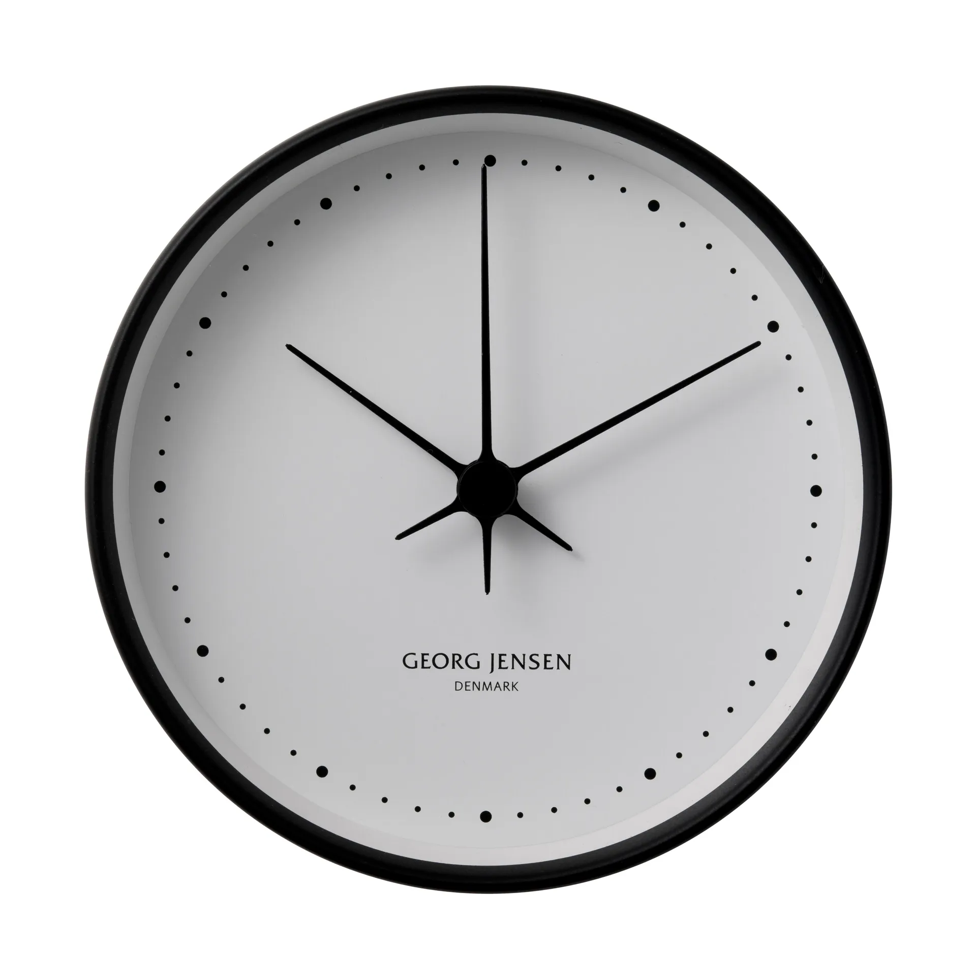 Koppel väggklocka svart-vit, Ø 22 cm Georg Jensen