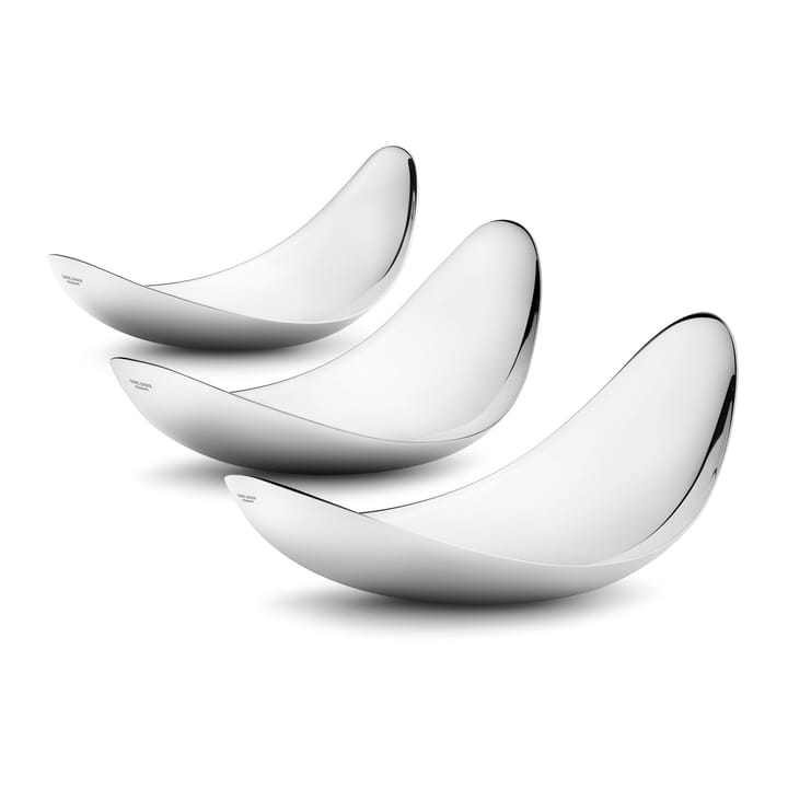 Leaf serveringsfat set, 3-pack Georg Jensen