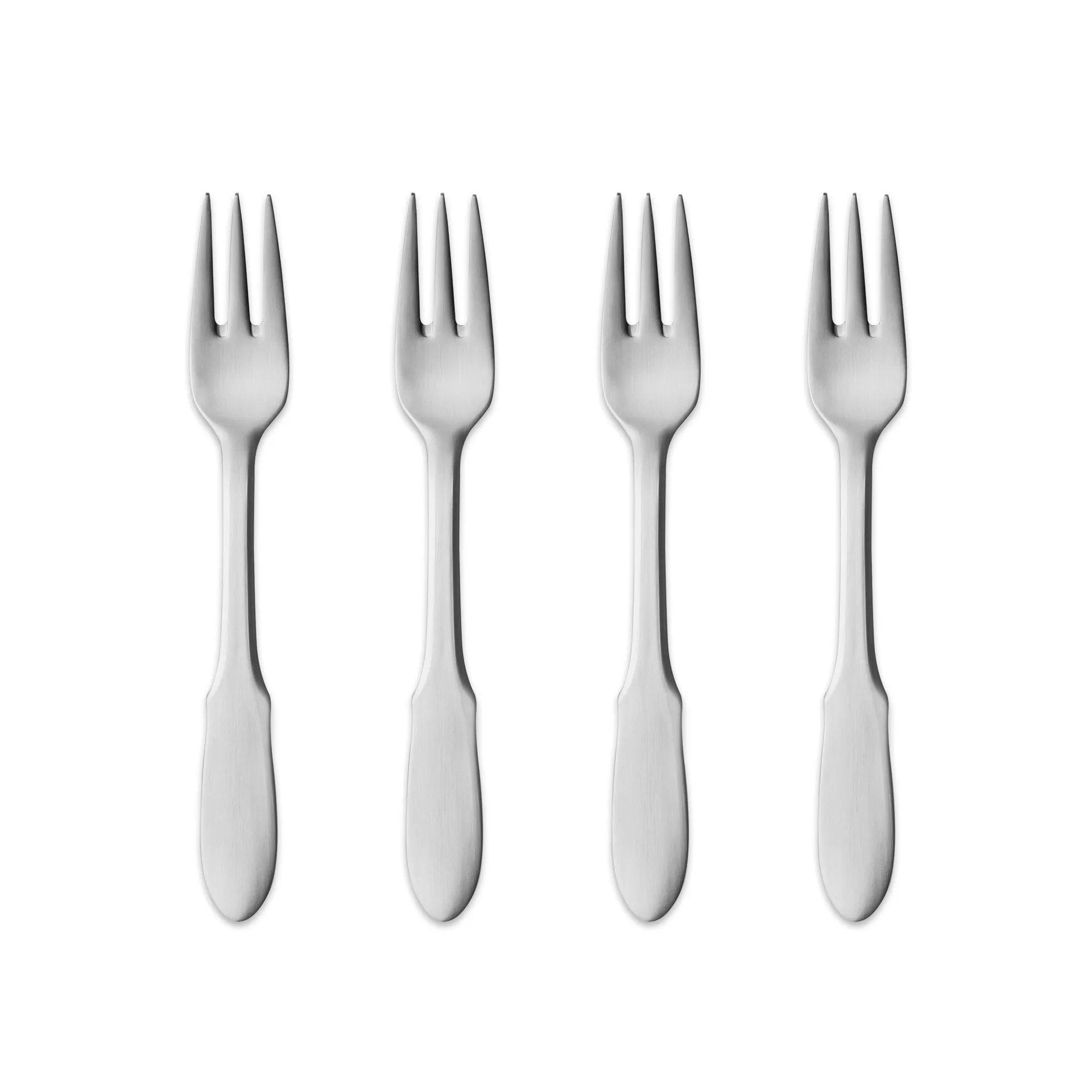 Mitra matt tårtgaffel, 4-pack Georg Jensen