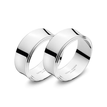 Läs mer om Georg Jensen Pyramid servettring 2-pack