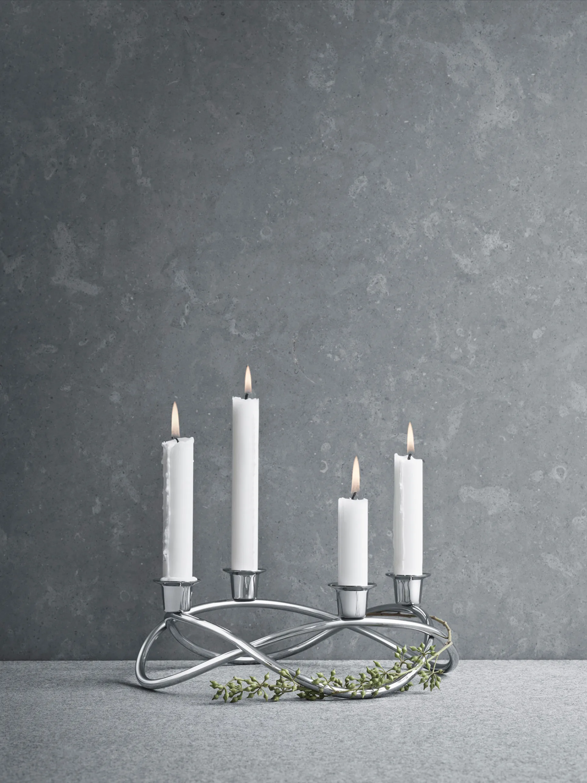 Season ljusstake Ø26 cm, blank Georg Jensen