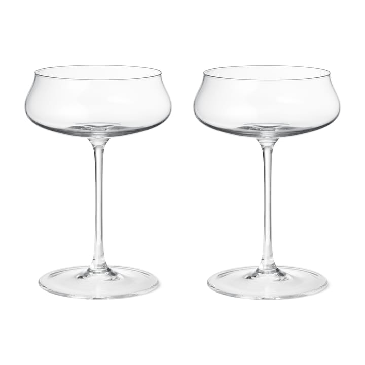 Sky cocktailglas coupe 25 cl 2-pack - Klar - Georg Jensen