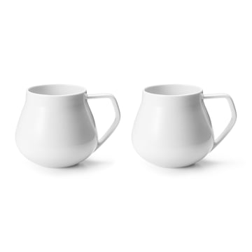 Läs mer om Georg Jensen Sky mugg 38 cl 2-pack Porslin
