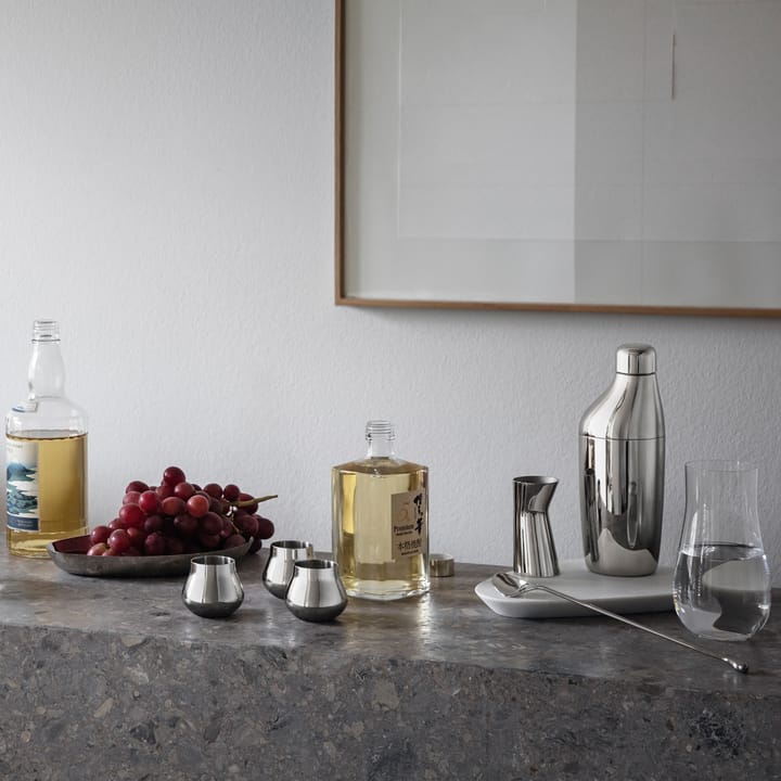 Sky snapsglas 8 cl 2-pack, Rostfritt stål Georg Jensen