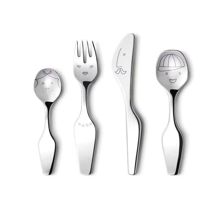 The Twist Family bestickset, 4 delar Georg Jensen