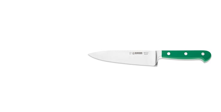 Geisser kockkniv 15 cm, Grön Giesser