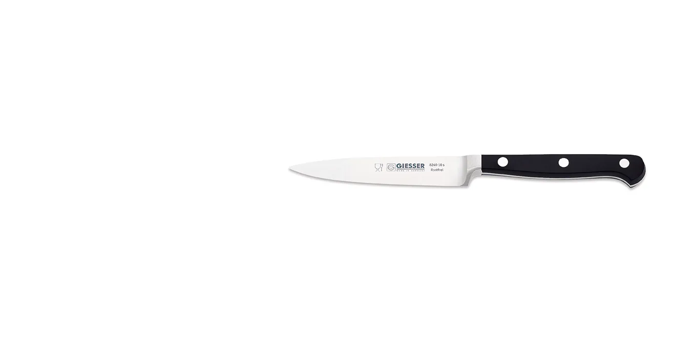 Giesser skalkniv 10 cm, Svart Giesser