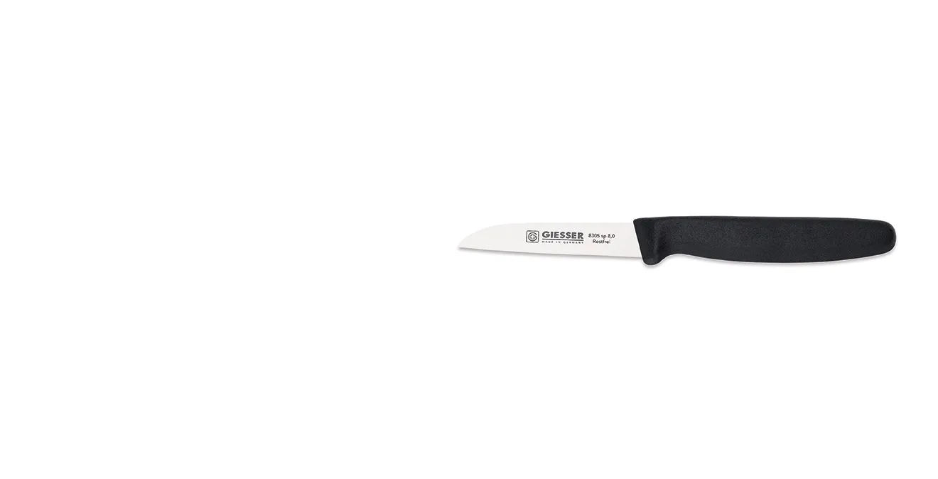 Giesser skalkniv 8 cm, Svart Giesser