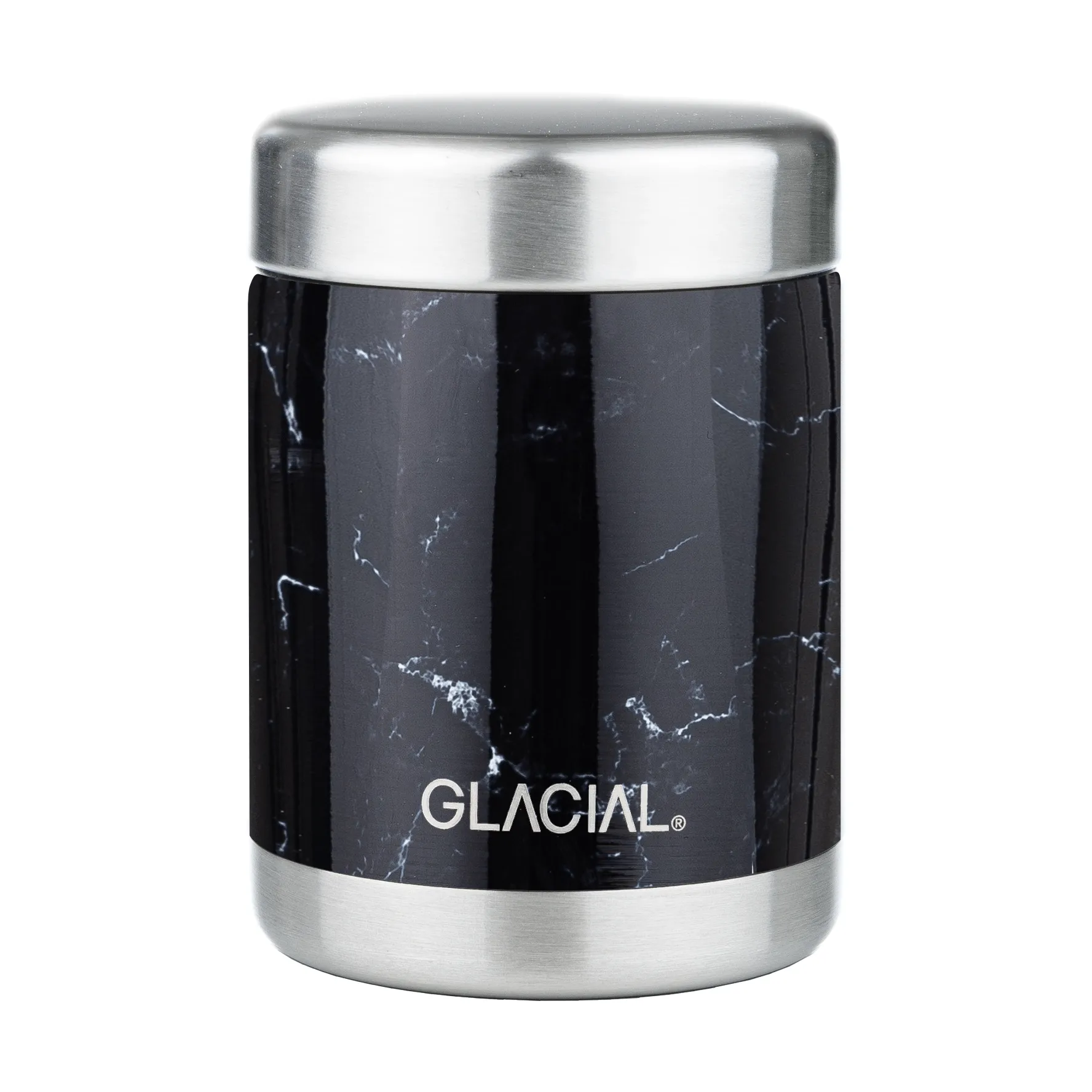 Glacial mattermos 350 ml, Black marble Glacial