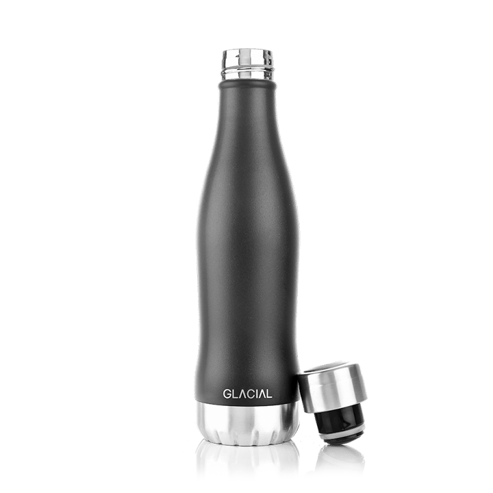 Glacial vattenflaska 400 ml - Matte black - Glacial