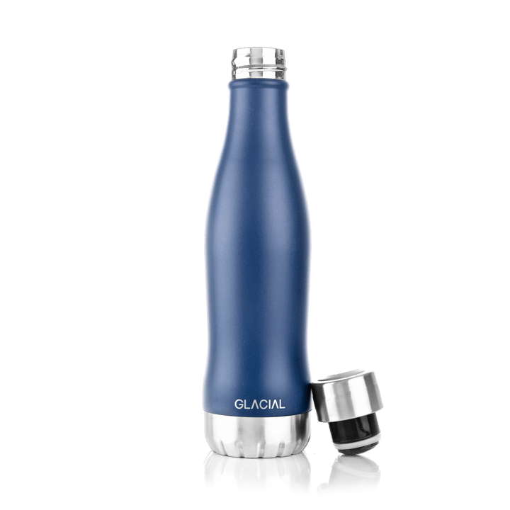 Glacial vattenflaska 400 ml, Matte navy Glacial