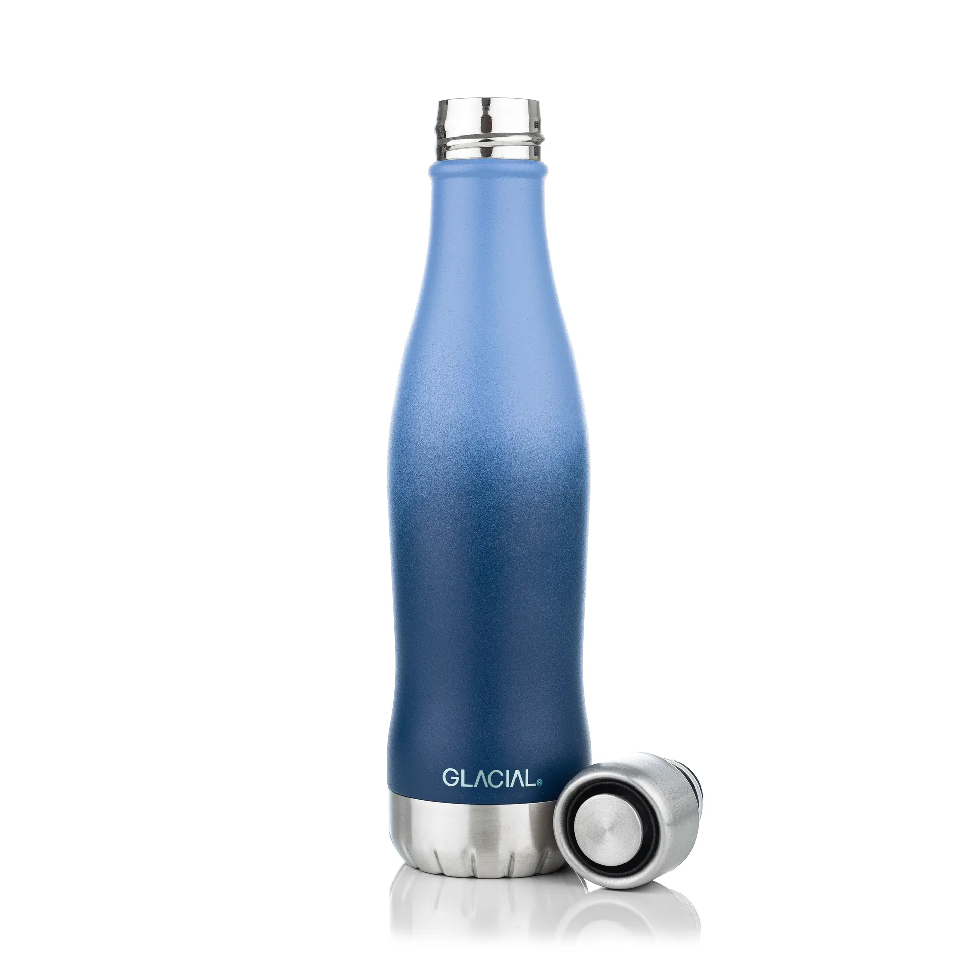 Glacial vattenflaska active 400 ml, Blue fade Glacial