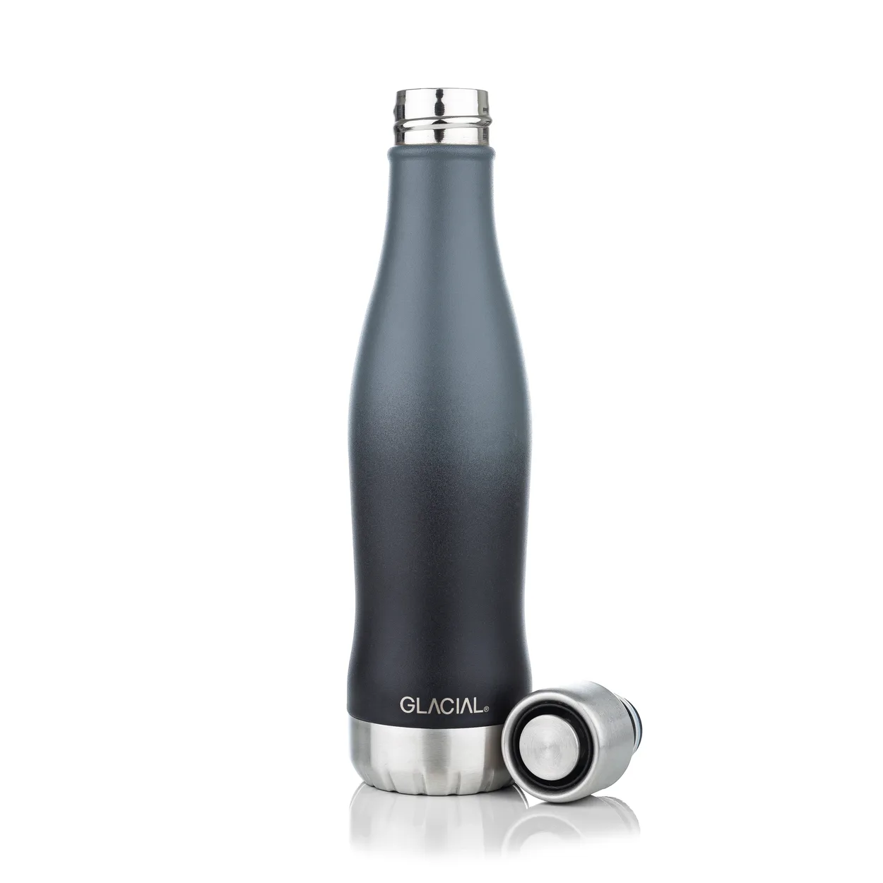 Glacial Glacial vattenflaska active 400 ml Gray fade