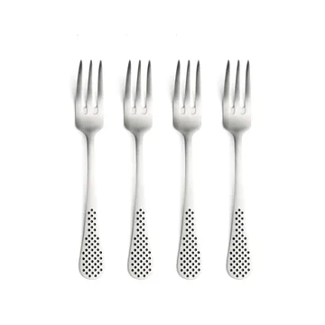 Classic bordsgaffel - Rostfritt stål, 4-pack - Global