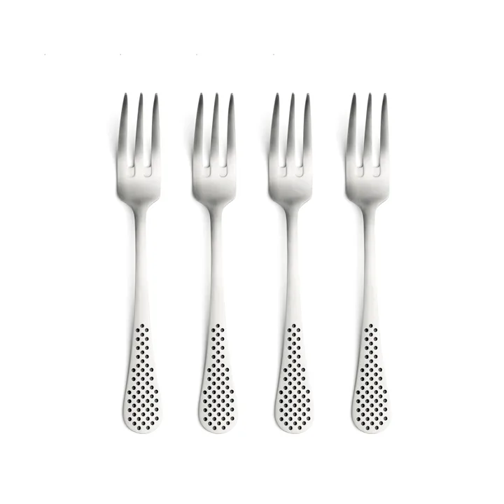 Classic bordsgaffel - Rostfritt stål, 4-pack - Global