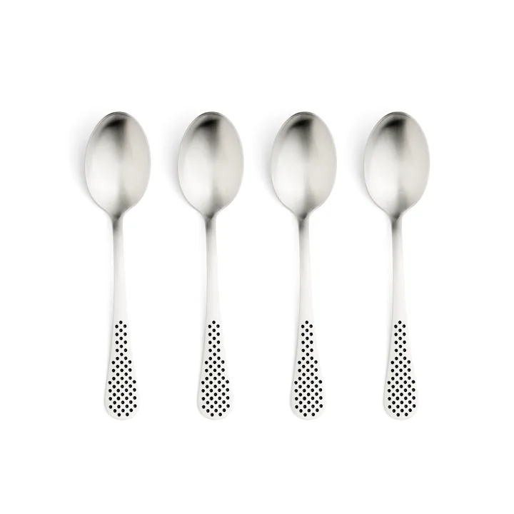 Classic dessertsked - Rostfritt stål, 15 cm, 4-pack - Global